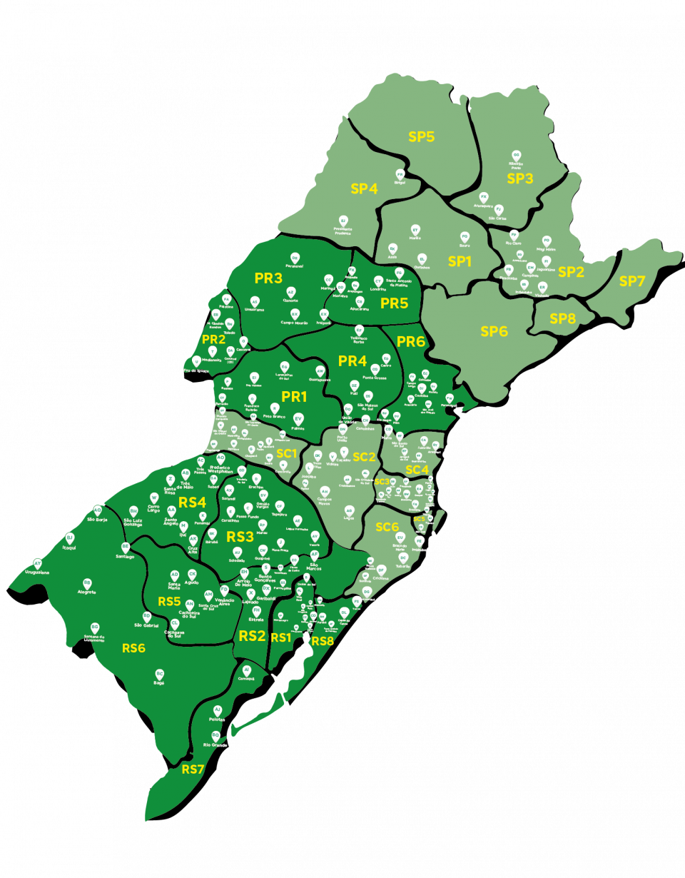 mapa localidades 2025 julho